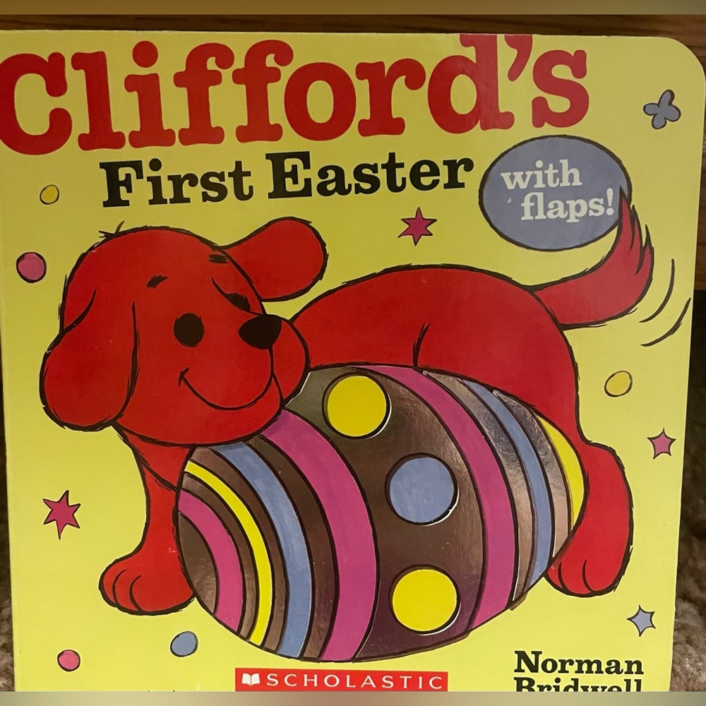 Clifford’s First Easter With Flaps! Scholastics NWT Easter Basket Stuffers